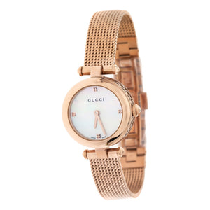 Gucci diamantissima  steel watch