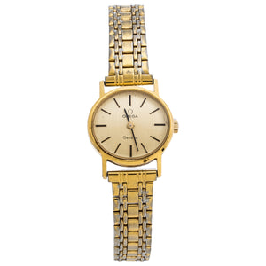 Omega gold gold plated watch