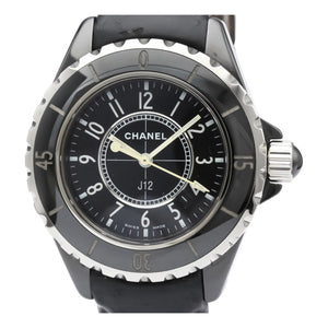 Chanel j12 quartz black ceramic watch