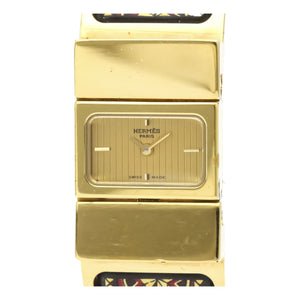 Hermès loquet gold gold plated watch