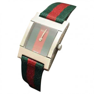 Gucci multicolour steel watch