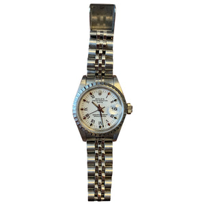 Rolex lady datejust 26mm silver steel watch