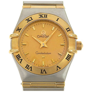 Omega constellation gold gold and steel watch