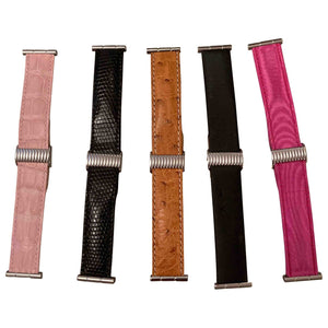 Boucheron black leather watch