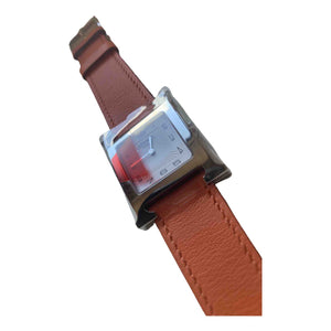 Hermès heure h orange steel watch