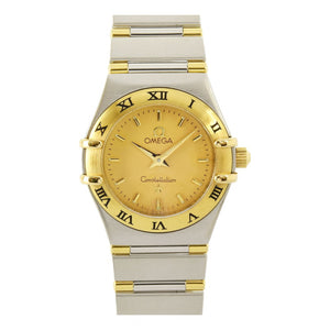 Omega constellation gold gold and steel watch