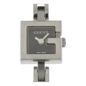 Gucci silver steel watch
