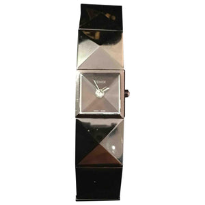 Fendi metallic steel watch