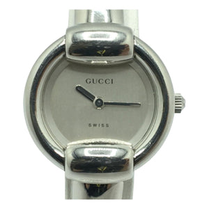 Gucci silver steel watch
