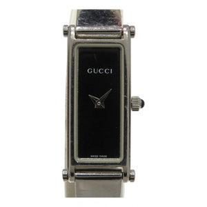 Gucci silver steel watch