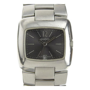 Gucci silver steel watch