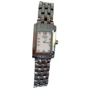Longines dolce vita silver steel watch
