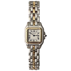 Cartier panthère gold gold and steel watch