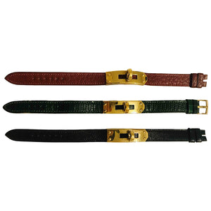 Hermès kelly  gold plated watch