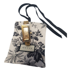 Gucci yellow gold plated watch