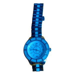 Dior christal silver steel watch