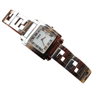 Fendi silver steel watch