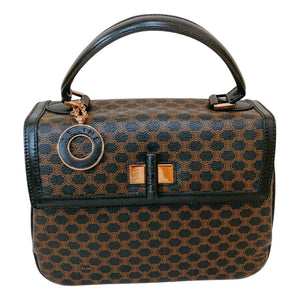 Celine black cloth handbag