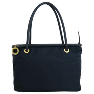 Celine black leather handbag