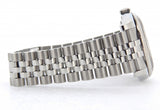 Pre Owned Mens Rolex Stainless Steel Datejust with a Silver Diamond Dial 116234