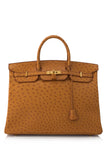 Chestnut Ostrich Birkin 40