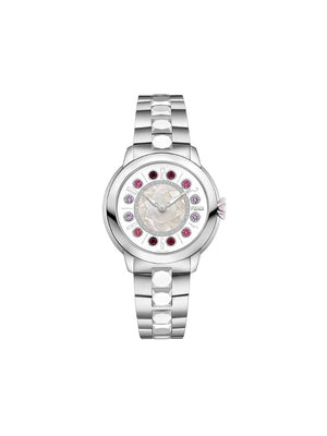 Fendi - Fendi Ishine watch - women - metal/Topaz - One Size - White