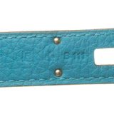 Hermes Turquoise Leather Birkin 35cm (R Stamp)