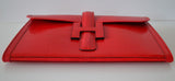Hermès Jige Lizard Rouge Braise clutch Lizard Rouge Braise – Very rare color