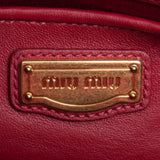 Miu Miu Rubino Matelasse Nappa Handbag