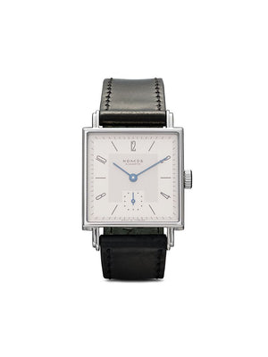 NOMOS Glashütte - Tetra 27mm - women - Horse Leather/Sapphire Glass/stainless steel - One Size - white, silver-plated