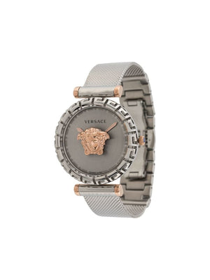 Versace - Palazzo Empire Greca 37mm watch - women - stainless steel - One Size - SILVER
