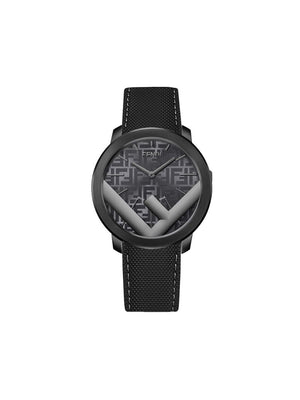 Fendi - Run Away watch - men - Leather/stainless steel - One Size - Black