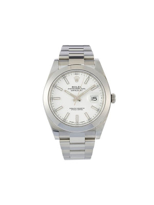 Rolex - unworn Oyster Perpetual Datejust 41mm - men - Sapphire Glass/stainless steel - One Size - WHITE