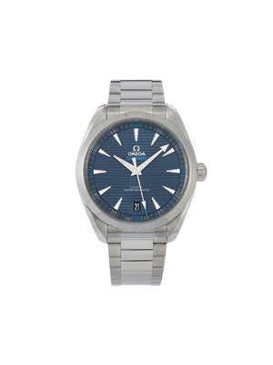 Omega - pre-owned Seamaster Aqua Terra Co-Axial Master Chronometer 41mm - men - Sapphire Glass/stainless steel - One Size - BLUE