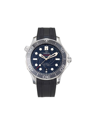 Omega - pre-owned Seamaster Diver ”James Bond” Limited Edition 42mm - men - Sapphire Glass/Rubber/stainless steel - One Size - BLACK