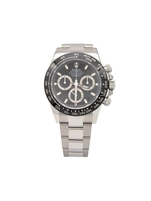 Rolex - 2016 pre-owned Daytona 40mm - unisex - ceramic/stainless steel/Sapphire Crystal - 40 - Black