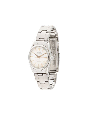 Rolex - pre-owned Oyster Perpetual 34mm - men - stainless steel - One Size - SILVER