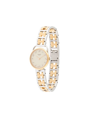 Hermès - pre-owned Arso quartz wrist watch - unisex - stainless steel - One Size - SILVER