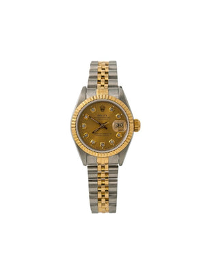 Rolex - 1990s pre-owned Datejust 26mm - women - 18kt Gold/stainless steel - One Size - GOLD