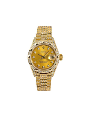 Rolex - 1987 pre-owned Datejust 26mm - women - Yellow Gold - One Size - GOLD
