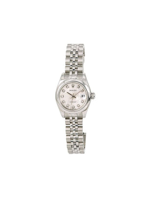 Rolex - 2006 pre-owned Datejust 26mm - women - Diamond/stainless steel - One Size - SILVER