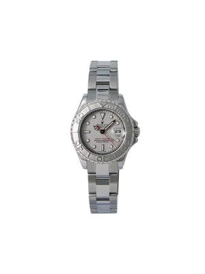 Rolex - 2001 pre-owned Yacht-Master 29mm - women - Platinum/stainless steel - One Size - SILVER