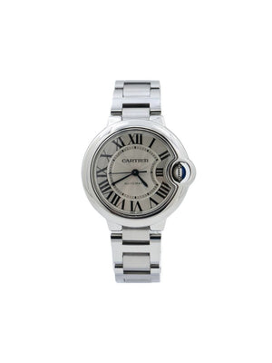 Cartier - pre-owned Ballon Bleu 28mm - women - stainless steel - One Size - SILVER