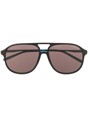 Montblanc - aviator frame sunglasses - unisex - Acetate - 59 - Black