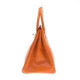 Hermes Orange Epsom Leather Birkin 35cm (Q Stamp)