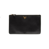 Prada Black Saffiano Leather Clutch
