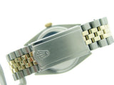 Pre Owned Mens Rolex Two-Tone Datejust with a Blue Dial 1601