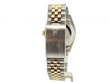 Pre Owned Mens Rolex Two-Tone Datejust with a Black Dial 16013