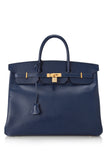 Pre-Owned Hermès Blue Roy Ardennes Leather Birkin 40