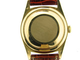 Pre Owned Mens Rolex Yellow Gold Diamond Datejust with a Red Dial 16238